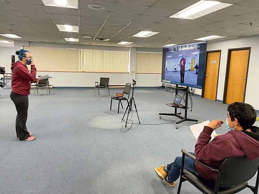 MARC staff conducting a virtual meeting