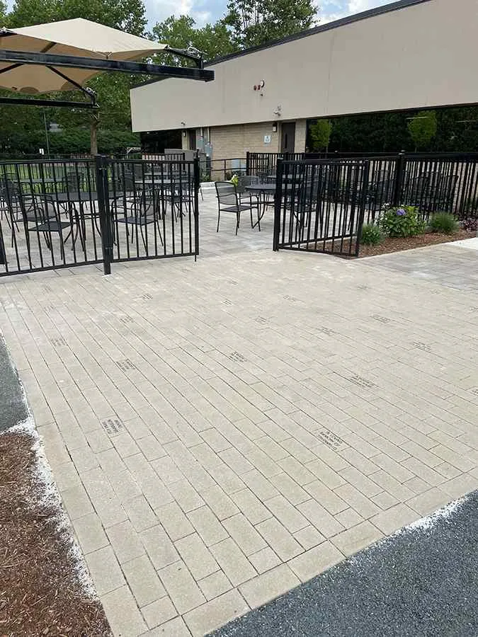 Remembrance Terrace after completion